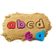 Lowercase Alphabet Sand Moulds