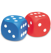 Learning Resources Foam Dot Dice