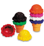 Rainbow Colour Cones