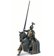 Mythical Figures Black Knight On Horse