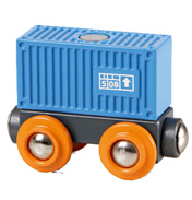 Blue Container Wagon