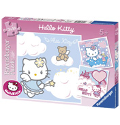Hello Kitty 3x 49 Piece Puzzles