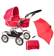 Silver Cross Classic Pram in Poppy Domino
