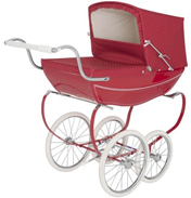 Silver Cross Oberon Dolls Pram in Poppy fabric