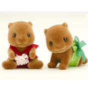 Beaver Twin Babies