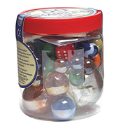 House of Marbles Tub of 50 Marbles